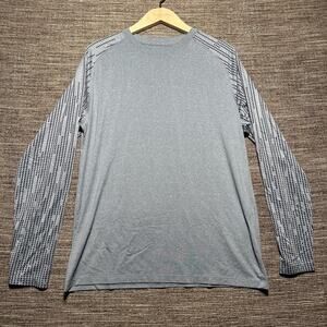 Peter Millar Shirt Men's M Blue Long Sleeve Base layer Atheltic